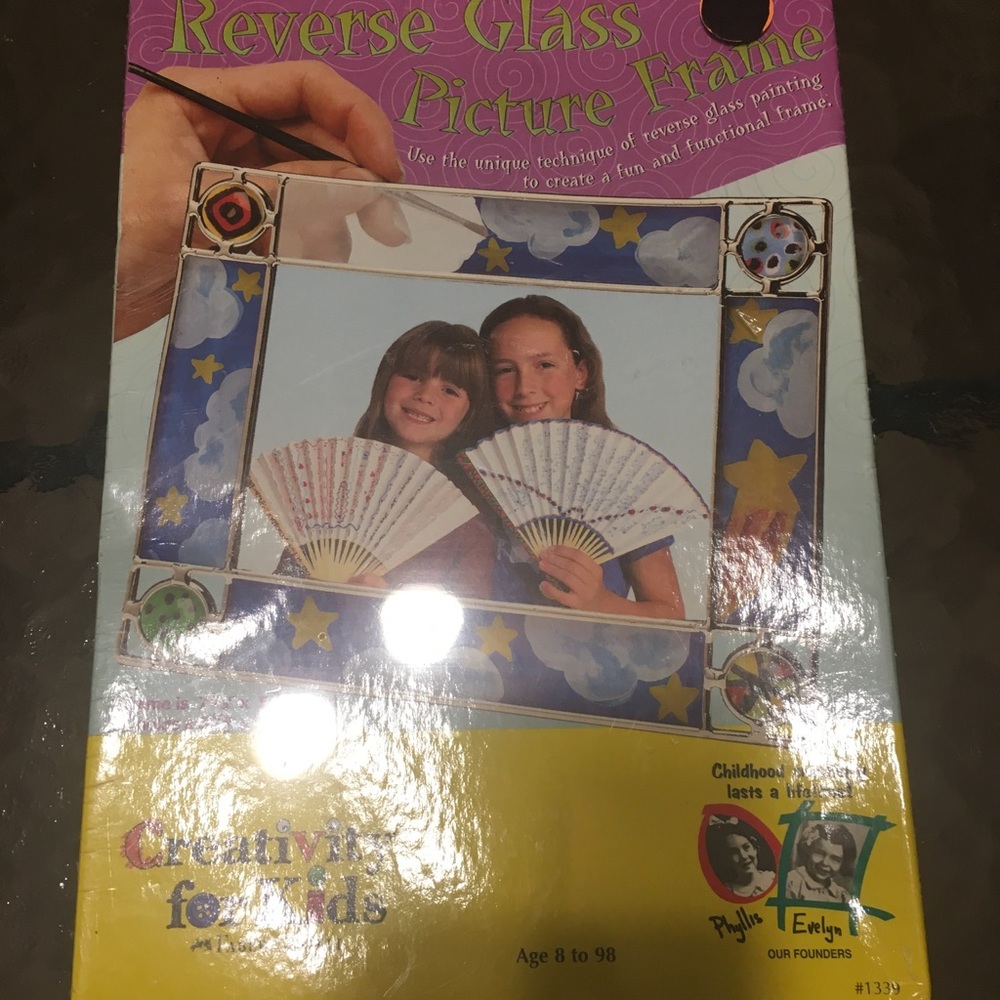 Creativity for Kids Reverse Glass Picture Frame